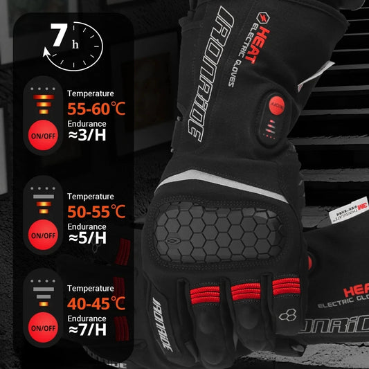 Rechargeable Heated Gloves - Waterproof