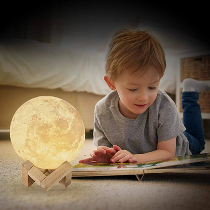 Guy moon lamp LED night light ambiance