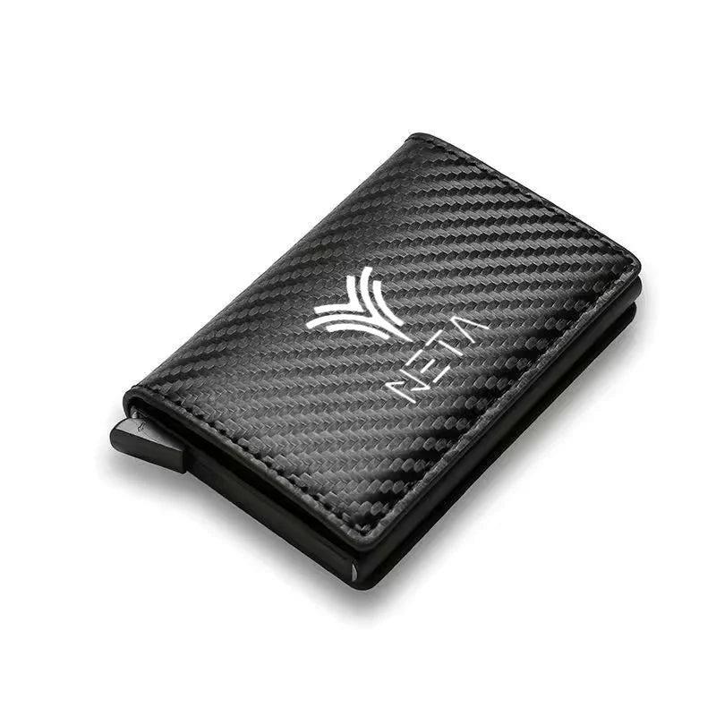 RFID wallet carbon fiber texture