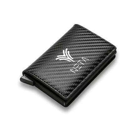 RFID wallet carbon fiber texture