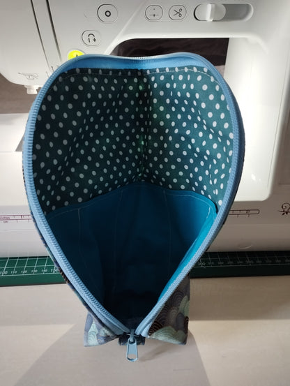 Artisanal makeup bag premium materials