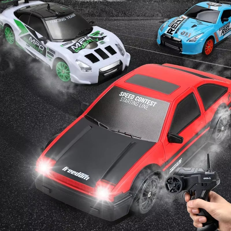 2.4G Drift Rc Car 4WD RC Drift Car Toy Remote Control GTR Model AE86 Vehicle Car-RC Racing Cars Toy for Children Christmas Gifts