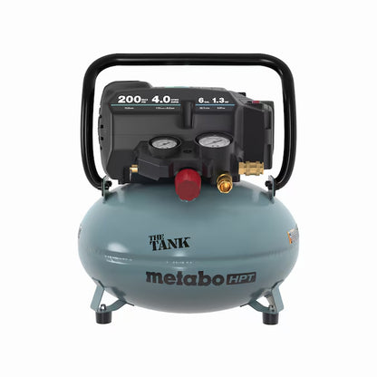 the Tank 6-Gallons Portable Electric 200 PSI Pancake Air Compressor