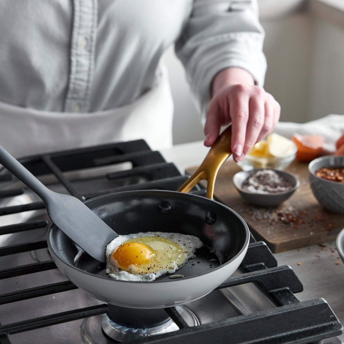 Jewel Pro Ceramic Non-Stick 3-Piece Fry Pan Set