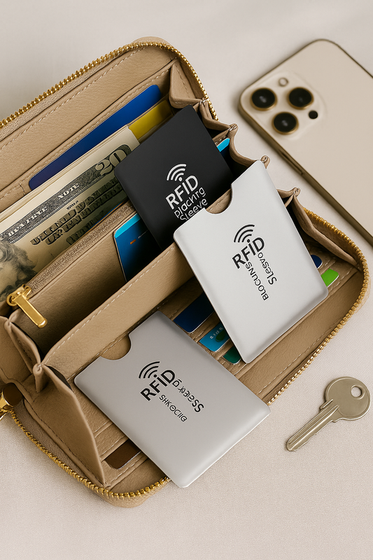 RFID Protector Sleeves – Ultra-Slim Set of 5 for Effortless Privacy