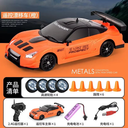 2.4G Drift Rc Car 4WD RC Drift Car Toy Remote Control GTR Model AE86 Vehicle Car-RC Racing Cars Toy for Children Christmas Gifts