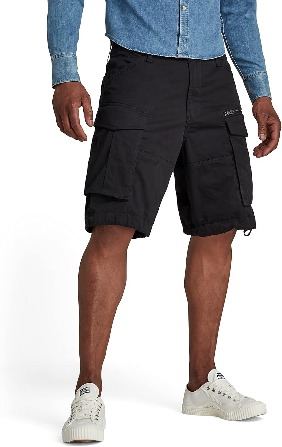 Mens Premium Micro Str Twillcargo Shorts