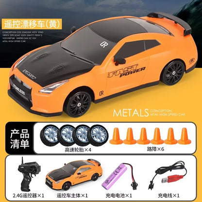 2.4G Drift Rc Car 4WD RC Drift Car Toy Remote Control GTR Model AE86 Vehicle Car-RC Racing Cars Toy for Children Christmas Gifts