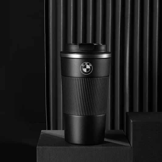 MUG006 - For  E36 E39 E46 E60 E90 F01 F10 F15 F20 F30 G05 M2 M3 M4 M Performance Stainless Steel Car Coffee Mugs Thermos Flask 510Ml