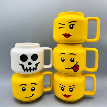 MUG004 - Fun & Functional: Cartoon Ceramic Mug Cup for Coffee, Tea & More!