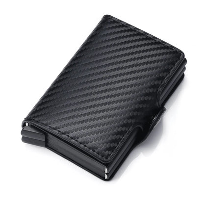 Carbon fiber wallet money clip feature