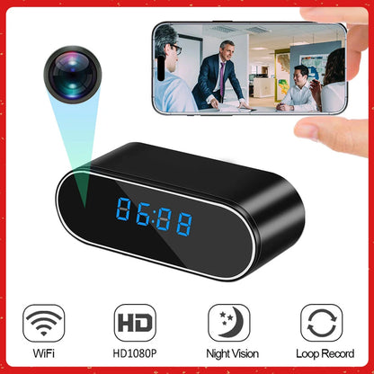 4K security camera digital clock