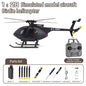 1:28 C189 RC Helicopter MD500 Brushless Motor Dual-motor 6-Axis Control Aircraft Takeoff/landing Toy One-click Model Gyro Remote