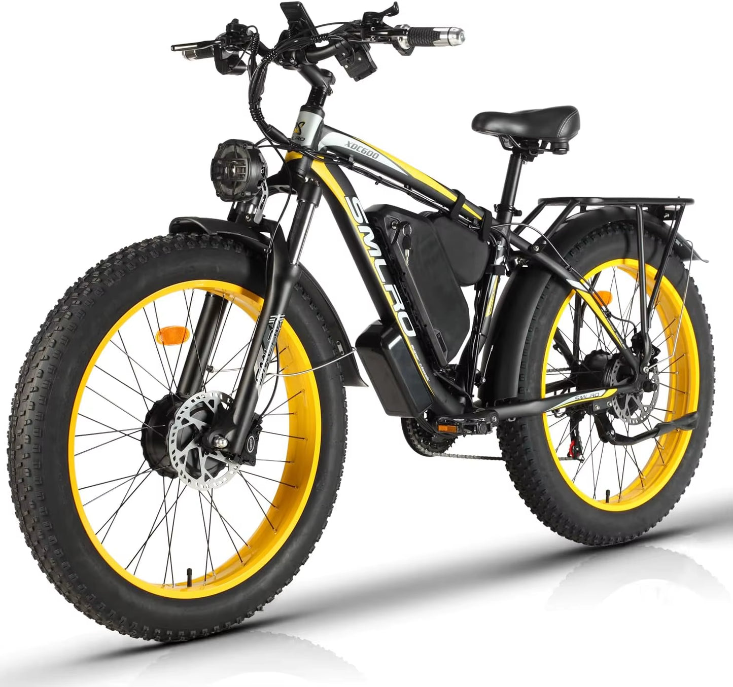 2000W Fat Tire Electric Bike 48V 22Ah 26" Electric Mountain Bikes 55km/h Ebike for Adults 21 Speed Hydraulic Brakes