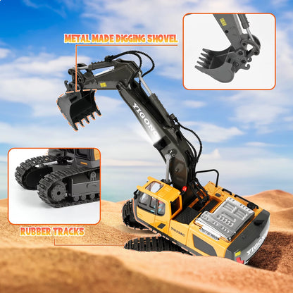 JOU002 - Adventure Awaits: 11-Channel Remote Control Excavator for Young Builders!