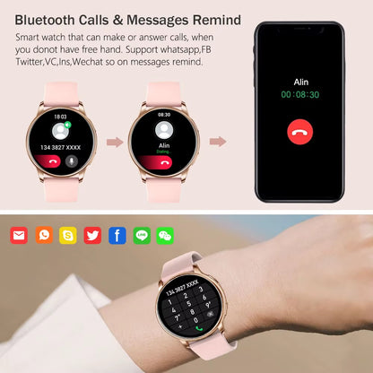 Bluetooth call smartwatch custom face