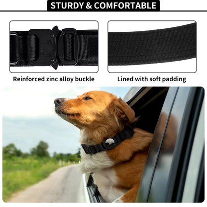 PROMOPET099 - Dog Collar with Holder & Handle + Smart Mini GPS Tracker + Pet Steam Brush USB Rechargeable