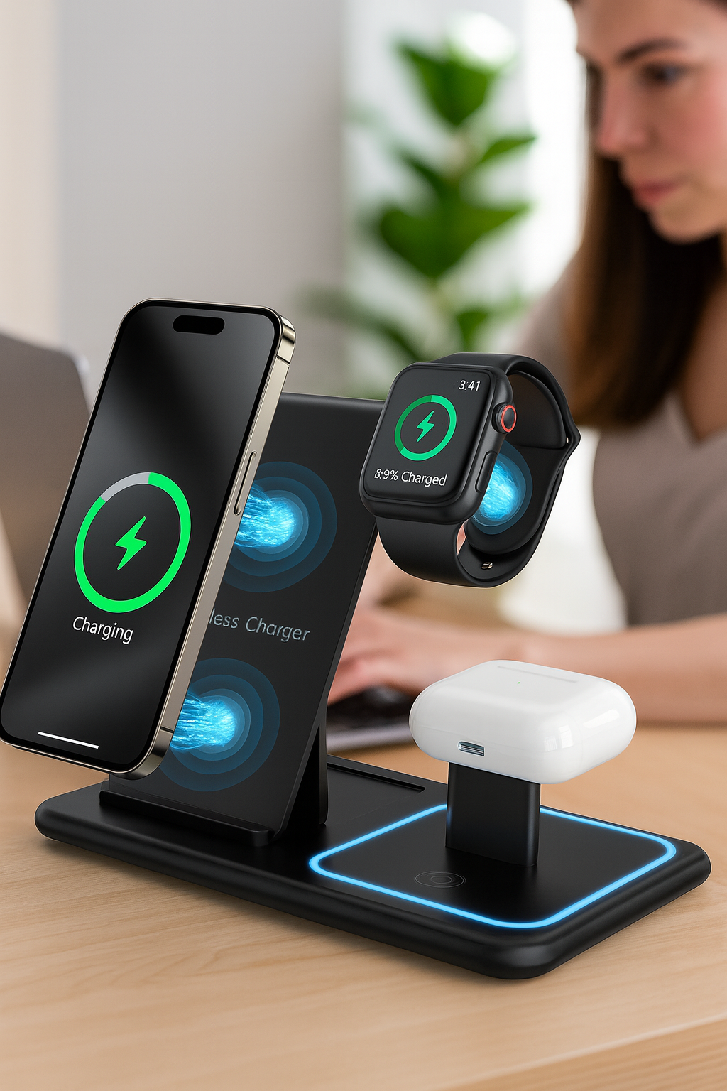 Apple Watch AirPods charger stand