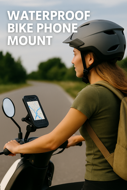 Women waterproof bike phone mount 360 swivel