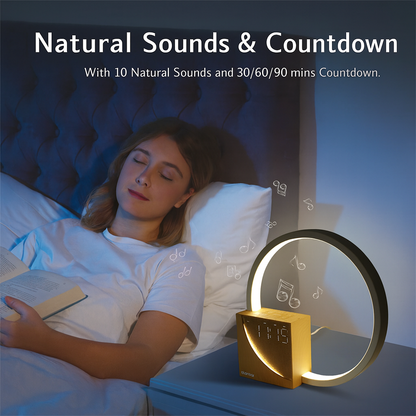 Women wake-up light natural sounds alarm