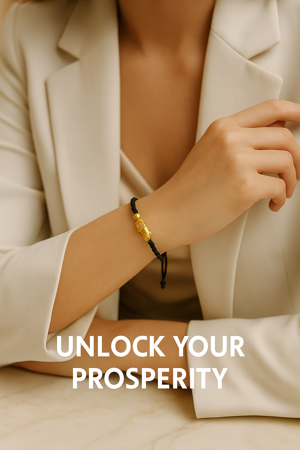 Women 24K gold Pi Xiu bracelet luxury