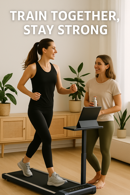 Portable treadmill remote control compact