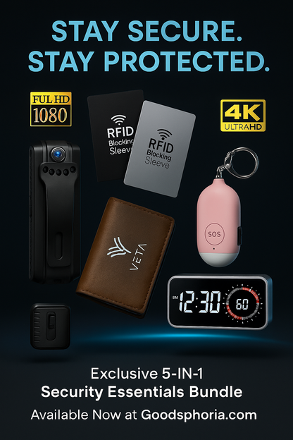 Women's Security Pro Bundle - 5 Essential Safety & Protection Items