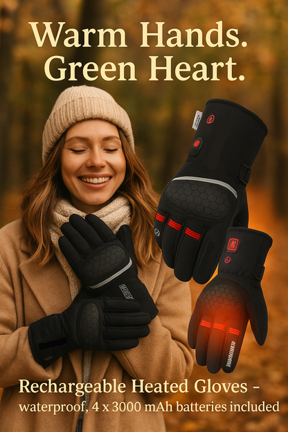 Rechargeable Heated Gloves - Waterproof