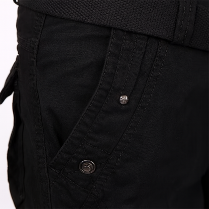 Black cargo pants for women - alternative angle