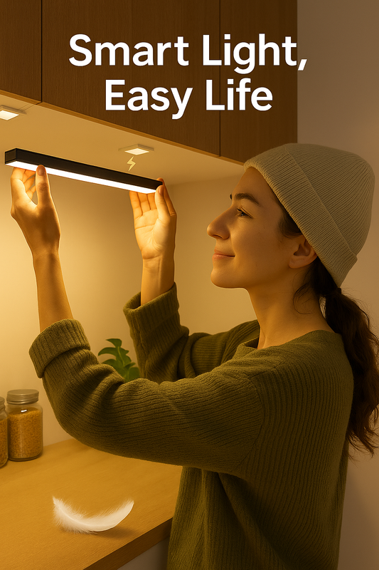 Motion Sensor Light Wireless LED Night Light USB Rechargeable Night Lamp Cabinet Wardrobe Lamp Under Backlight For Kitchen Led
