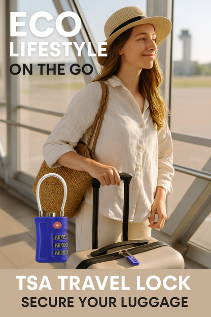 Premium TSA-approved travel lock - essential security accessory for modern travelers