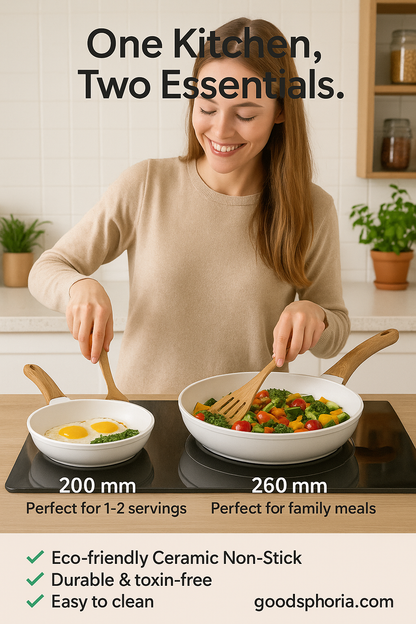 Premium Ceramic Non-Stick Cookware Set