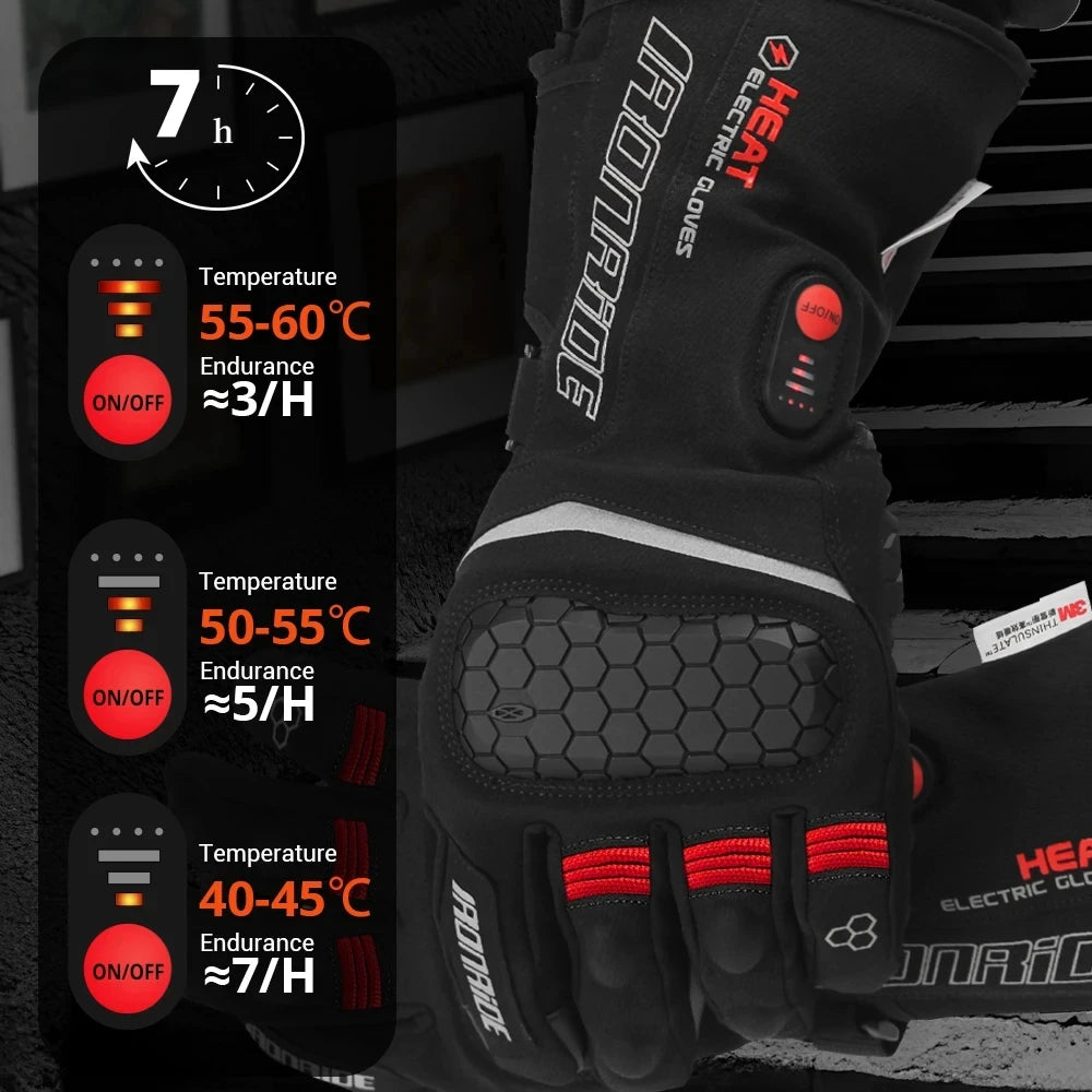 Rechargeable Heated Gloves - Waterproof