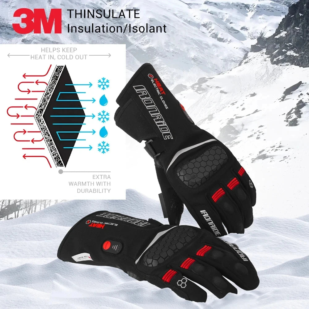 Rechargeable Heated Gloves - Waterproof