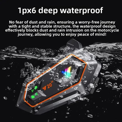 Motorcycle Helmet Bluetooth Earphone Riding Full Face Half Face Built-in Rider Bluetooth Headset Intercom Mono Sound