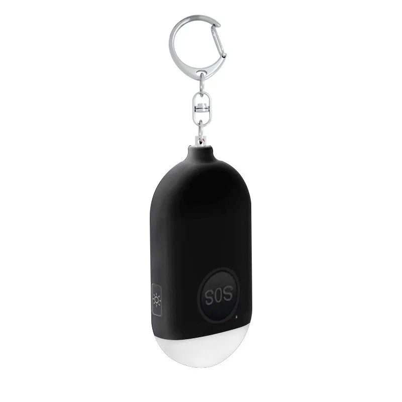 Personal safety alarm 130dB keychain black