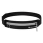 Woman wearing running waist pack during exercise - comfortable hands-free fitness accessory