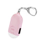 Personal safety alarm 130dB keychain pink