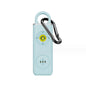 Rechargeable emergency alarm compact blue