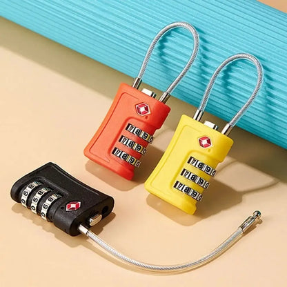 Official TSA-approved lock symbol ensuring airport security compliance