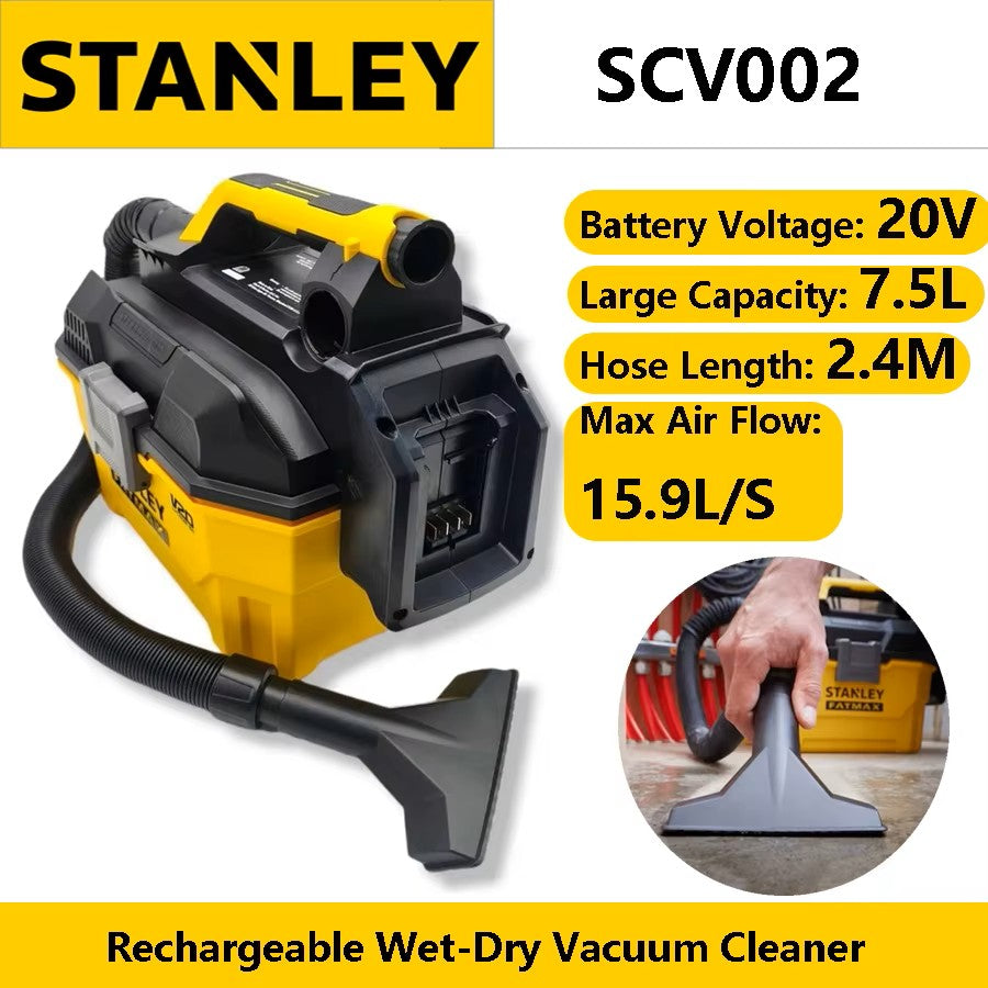 G-TOO008 - STANLEY SCV002 Rechargeable Vacuum Cleaner: Power Meets Versatility