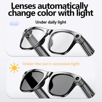 Smart photochromic glasses packaging and accessories
