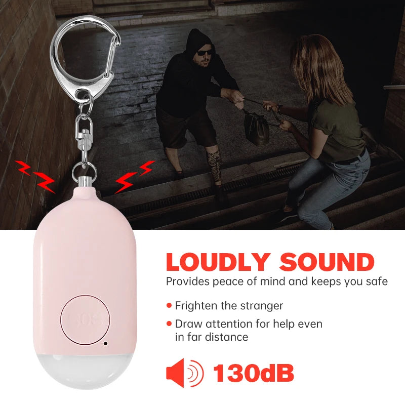 130dB emergency alarm rechargeable