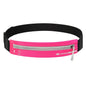 Woman wearing running waist pack during exercise - comfortable hands-free fitness accessory