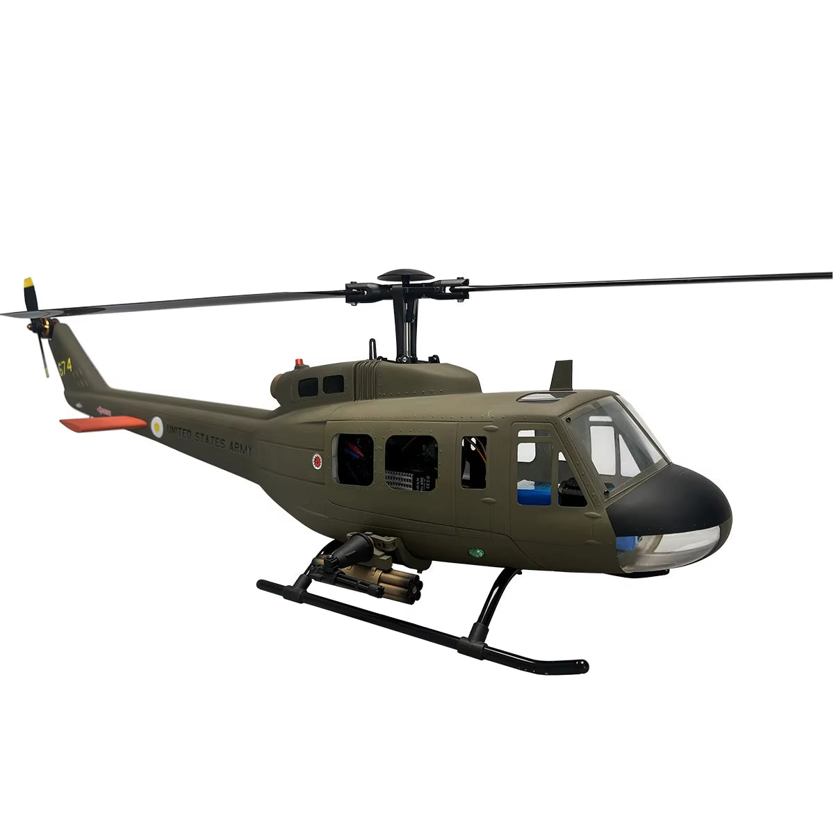 ROBAN 470size UH1D Helicopter Model RC Helicopter GPS mode X2 Ffight control RC Helicopter（ARF Version）