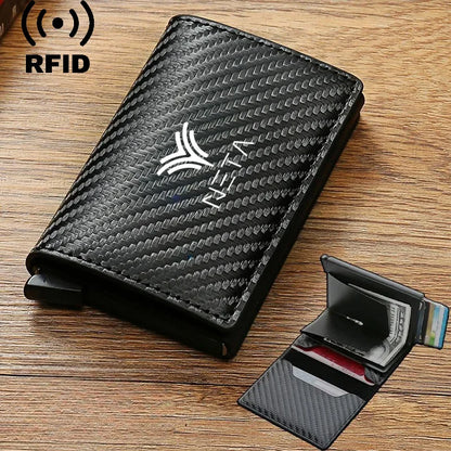 Carbon fiber wallet compact design