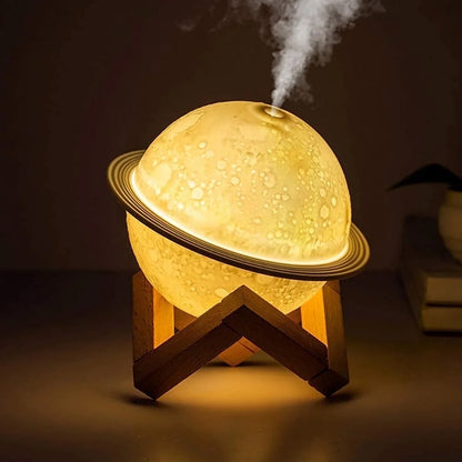 HOM002 - Cozy Nights Await: Moon Lamp Humidifier – Perfect Gift for Kids & Lovers!"