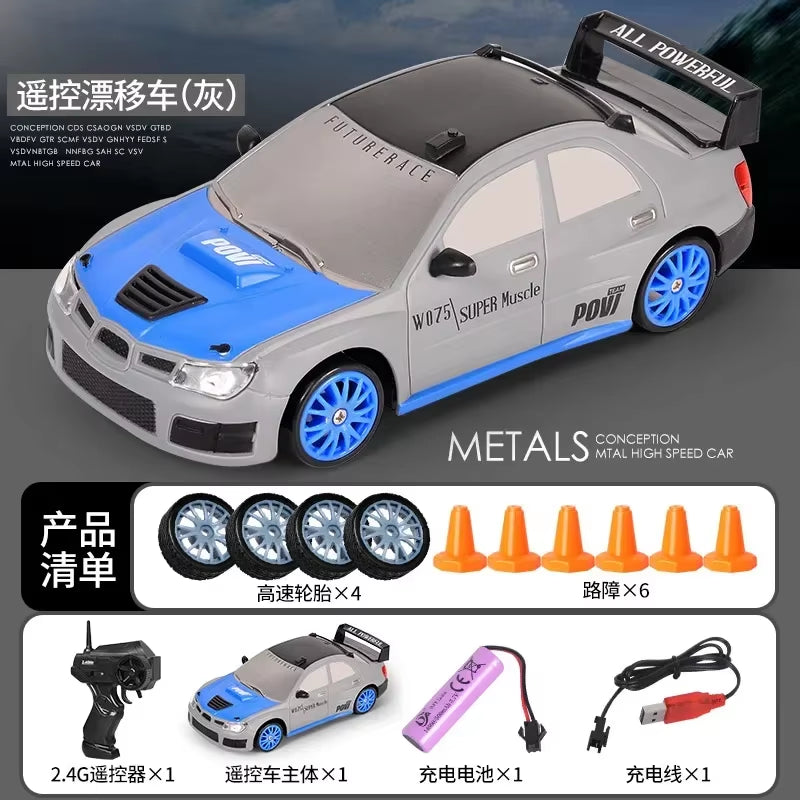 2.4G Drift Rc Car 4WD RC Drift Car Toy Remote Control GTR Model AE86 Vehicle Car-RC Racing Cars Toy for Children Christmas Gifts