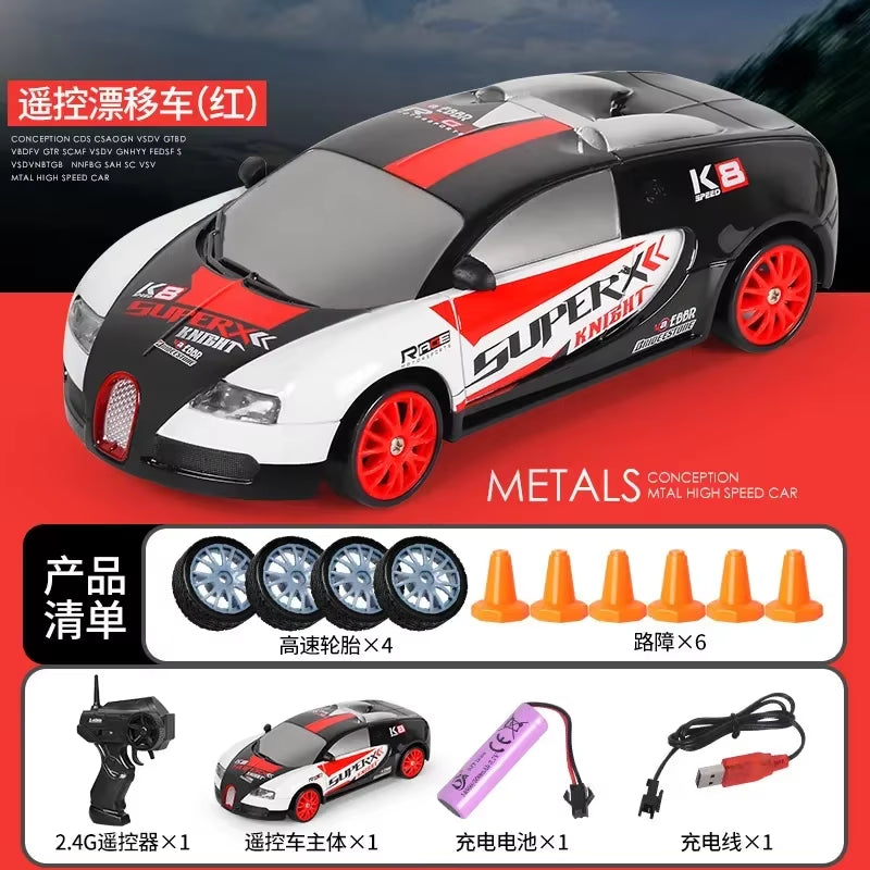 2.4G Drift Rc Car 4WD RC Drift Car Toy Remote Control GTR Model AE86 Vehicle Car-RC Racing Cars Toy for Children Christmas Gifts