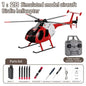 1:28 C189 RC Helicopter MD500 Brushless Motor Dual-motor 6-Axis Control Aircraft Takeoff/landing Toy One-click Model Gyro Remote